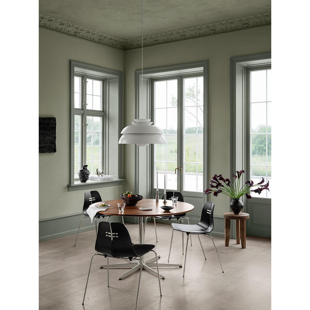 Poul Kjaerholm PK3 Stuhl Schwarz Esche Verchromter Stahl für Fritz Hansen (Polnisch) im Angebot