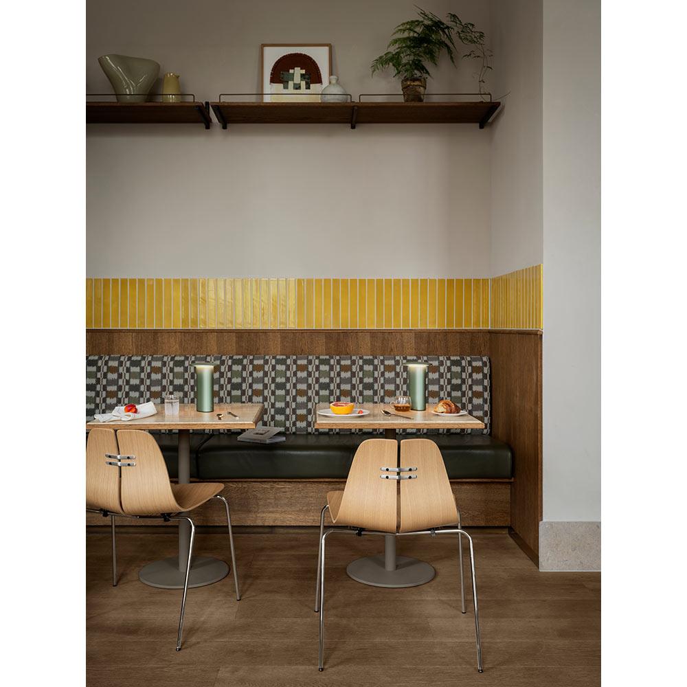 Poul Kjaerholm PK3 Stuhl Lackierte Eiche Verchromter Stahl für Fritz Hansen im Zustand „Neu“ im Angebot in New York, NY