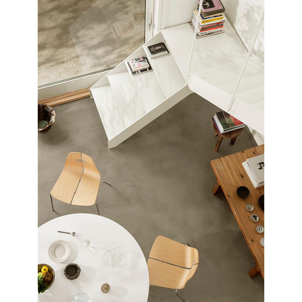 Poul Kjaerholm PK3 Stuhl Lackierte Eiche Verchromter Stahl für Fritz Hansen (21. Jahrhundert und zeitgenössisch) im Angebot