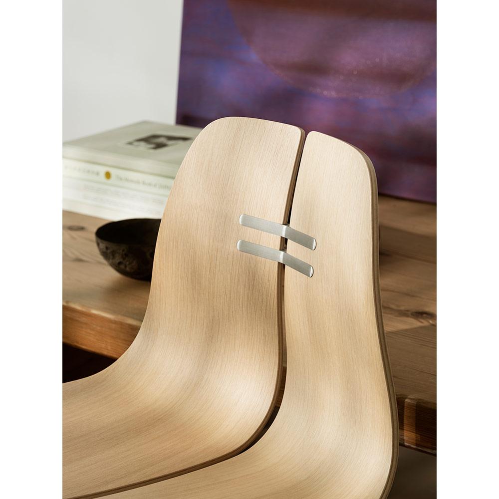 Poul Kjaerholm PK3 Stuhl Lackierte Eiche Verchromter Stahl für Fritz Hansen im Angebot 3