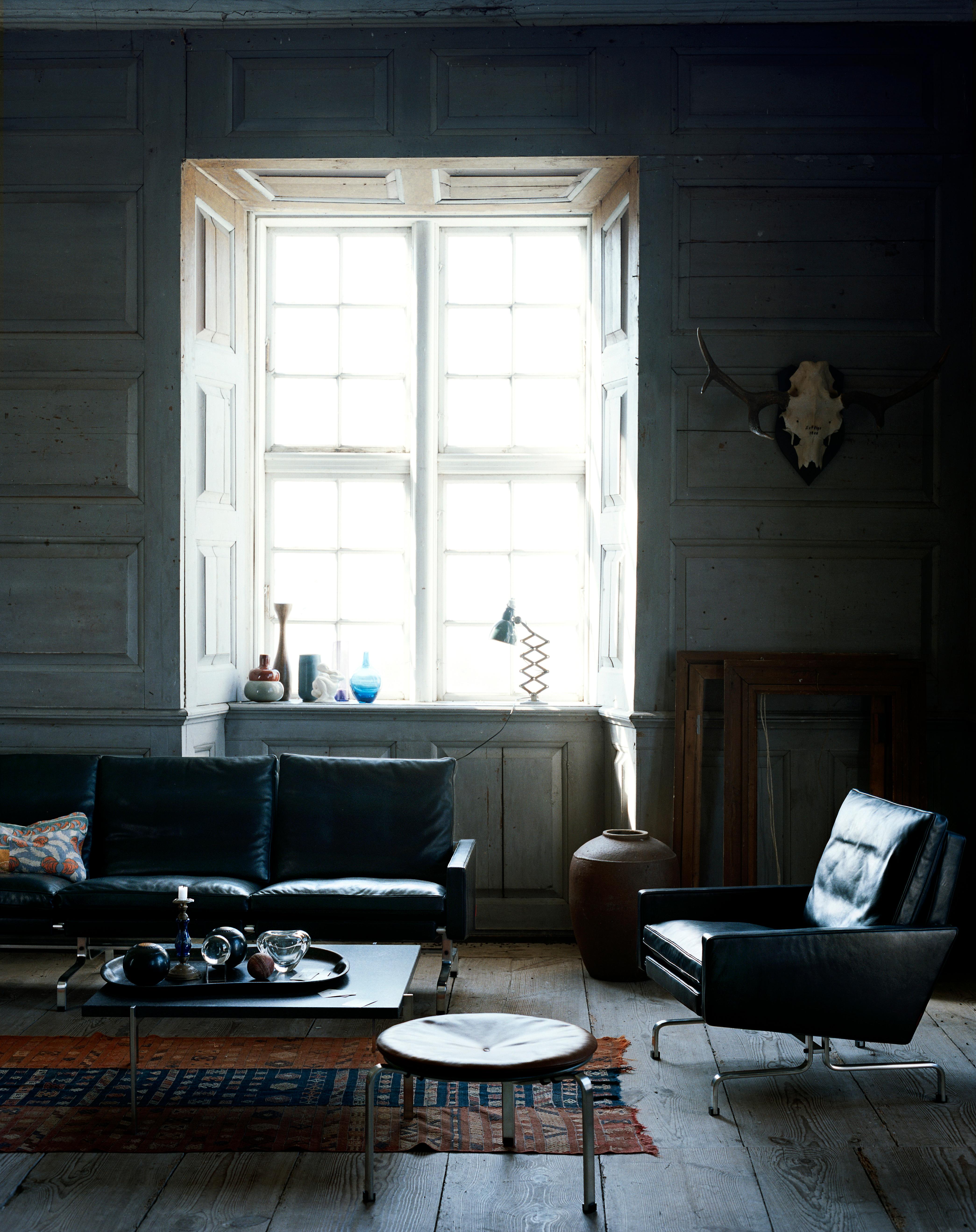 Contemporary Poul Kjærholm 'PK31' 3-Seater Sofa for Fritz Hansen in Aura Leather  For Sale