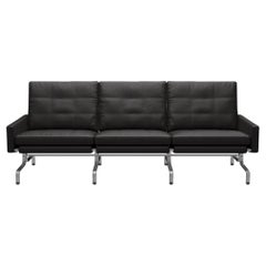 Poul Kjærholm 'PK31' 3-Sitzer Sofa für Fritz Hansen in Aura Leder 