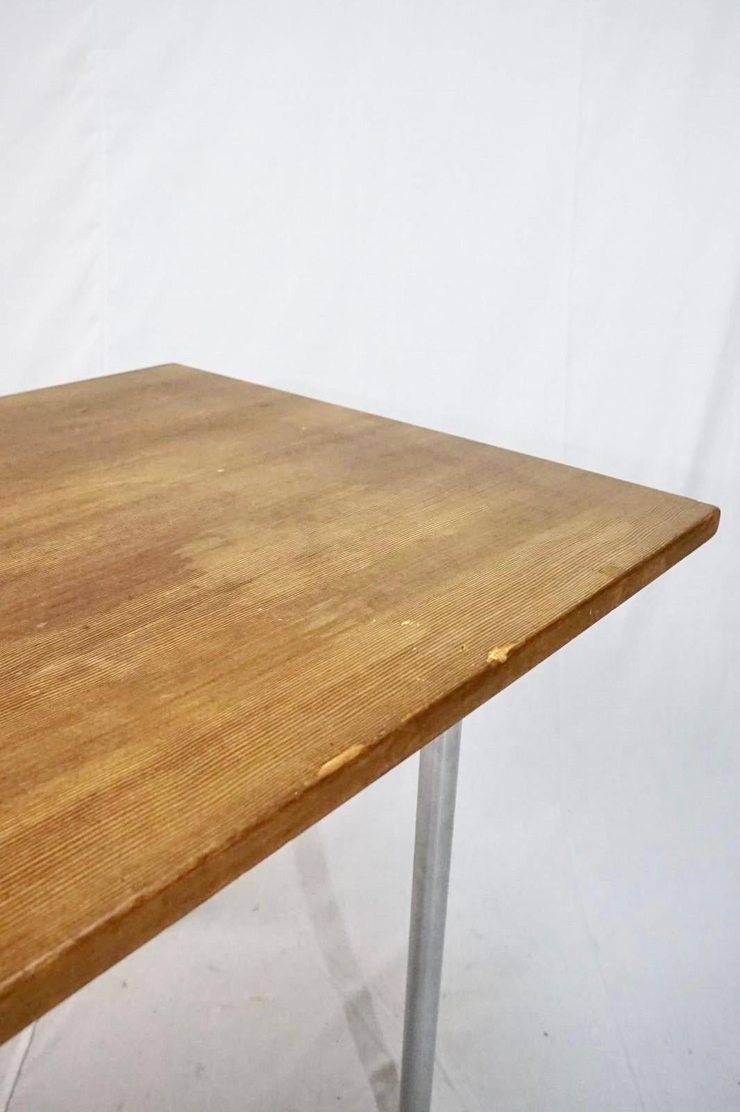 Poul Kjærholm Pk41 Dining Table in Oregon Pine Manufactured by E Kold 1