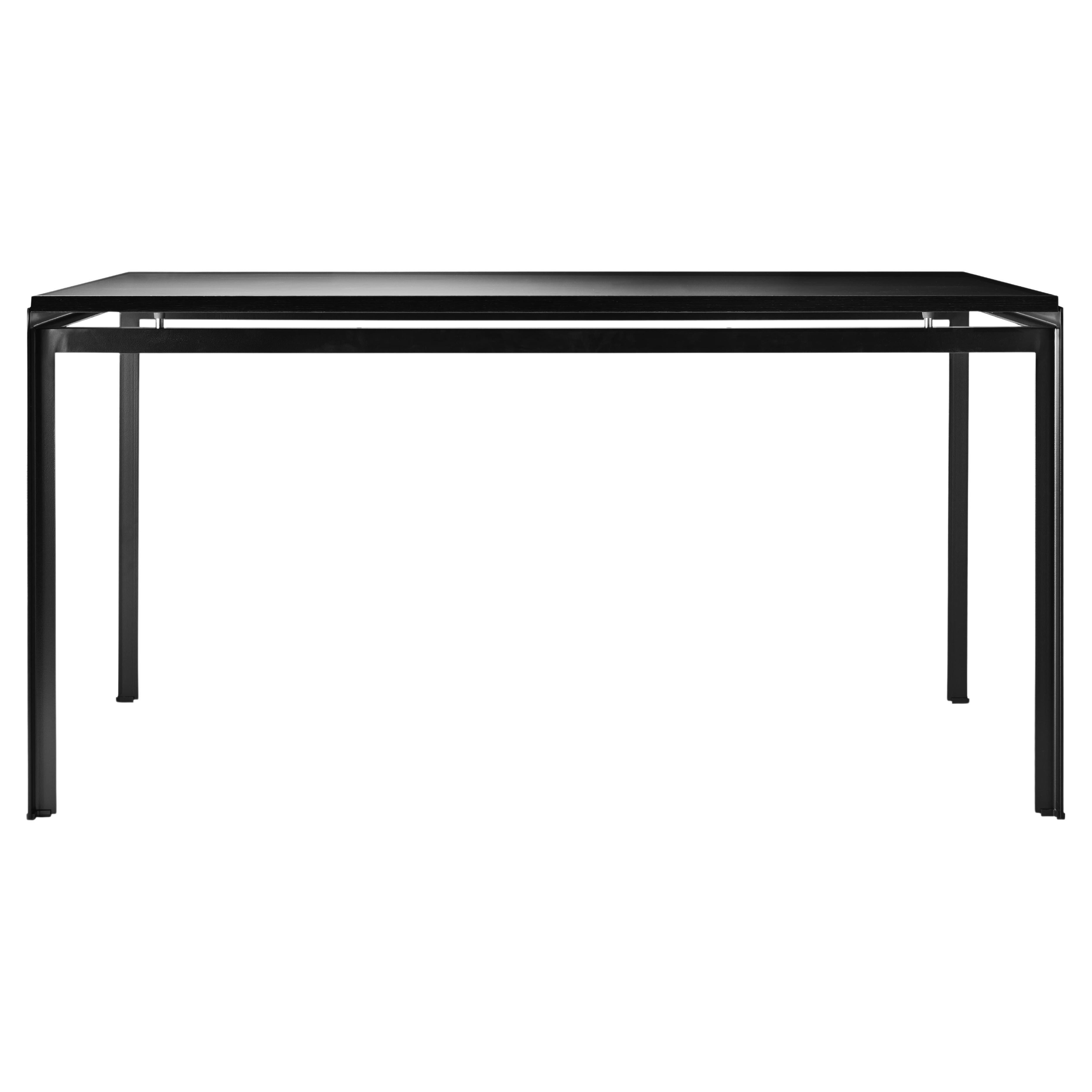 Poul Kjærholm PK52 Professor Desk Black Oak Black Steel per Carl Hansen