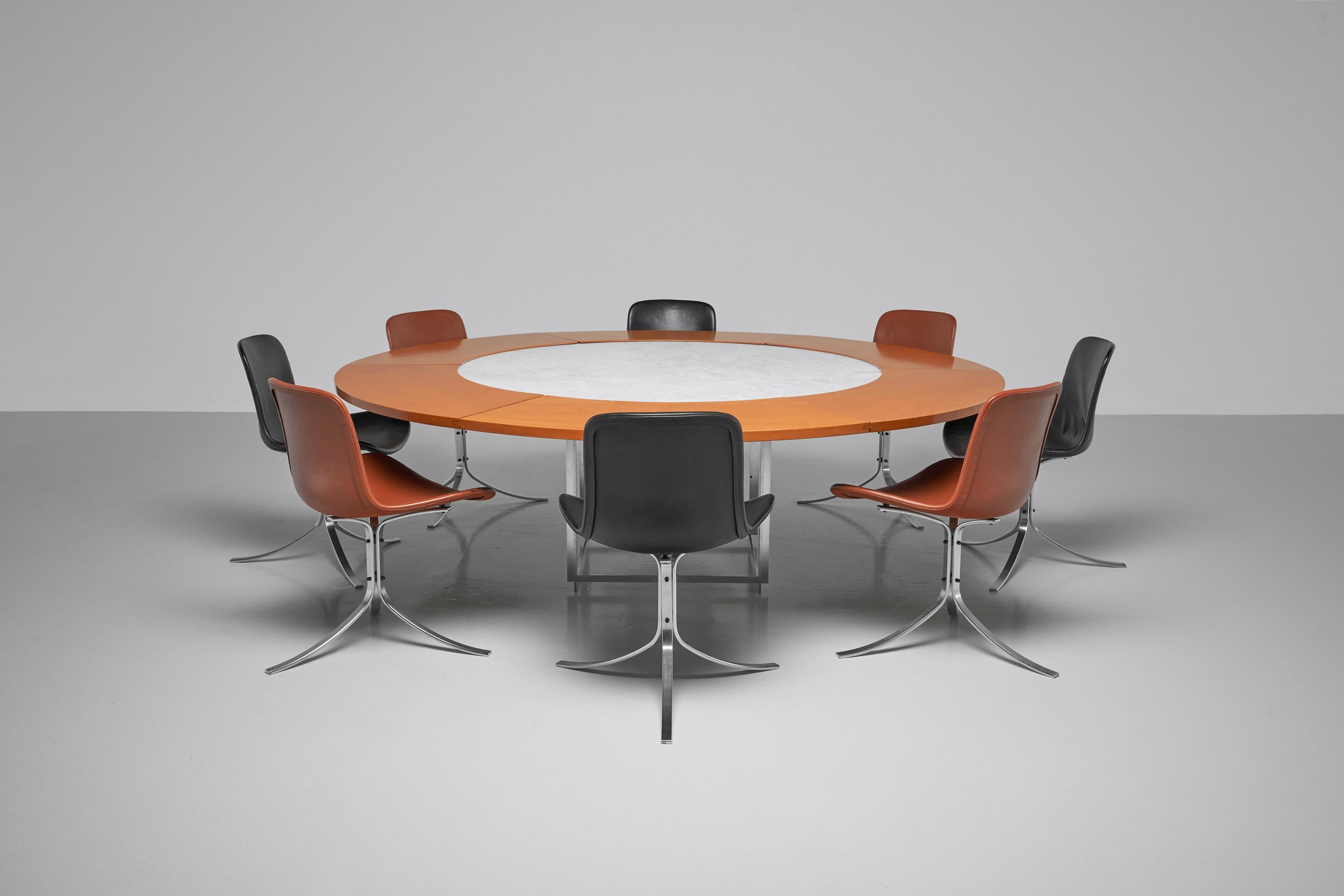 Poul Kjaerholm PK54 Dining Table Fritz Hansen, 1983 8
