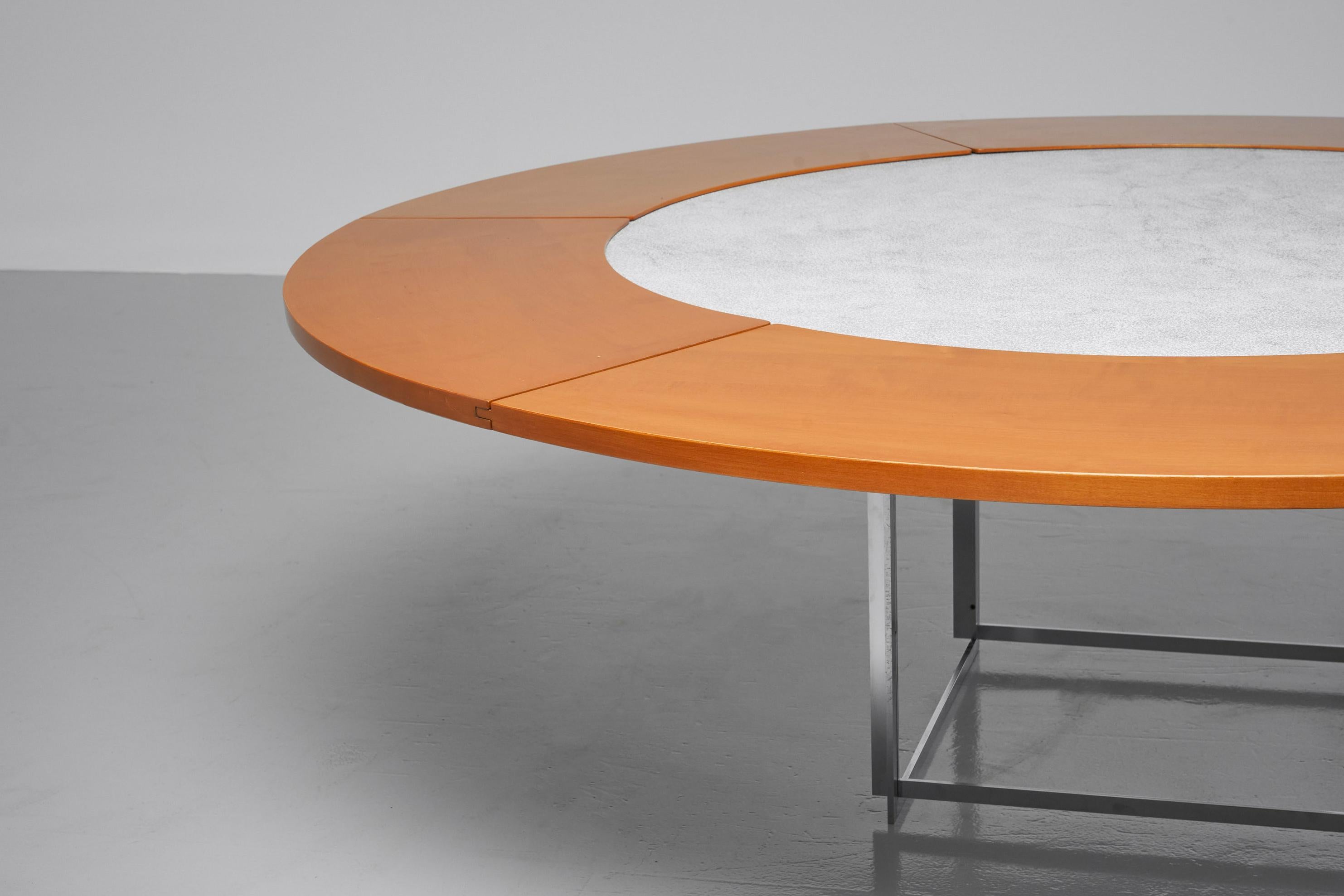 Danish Poul Kjaerholm PK54 Dining Table Fritz Hansen, 1983