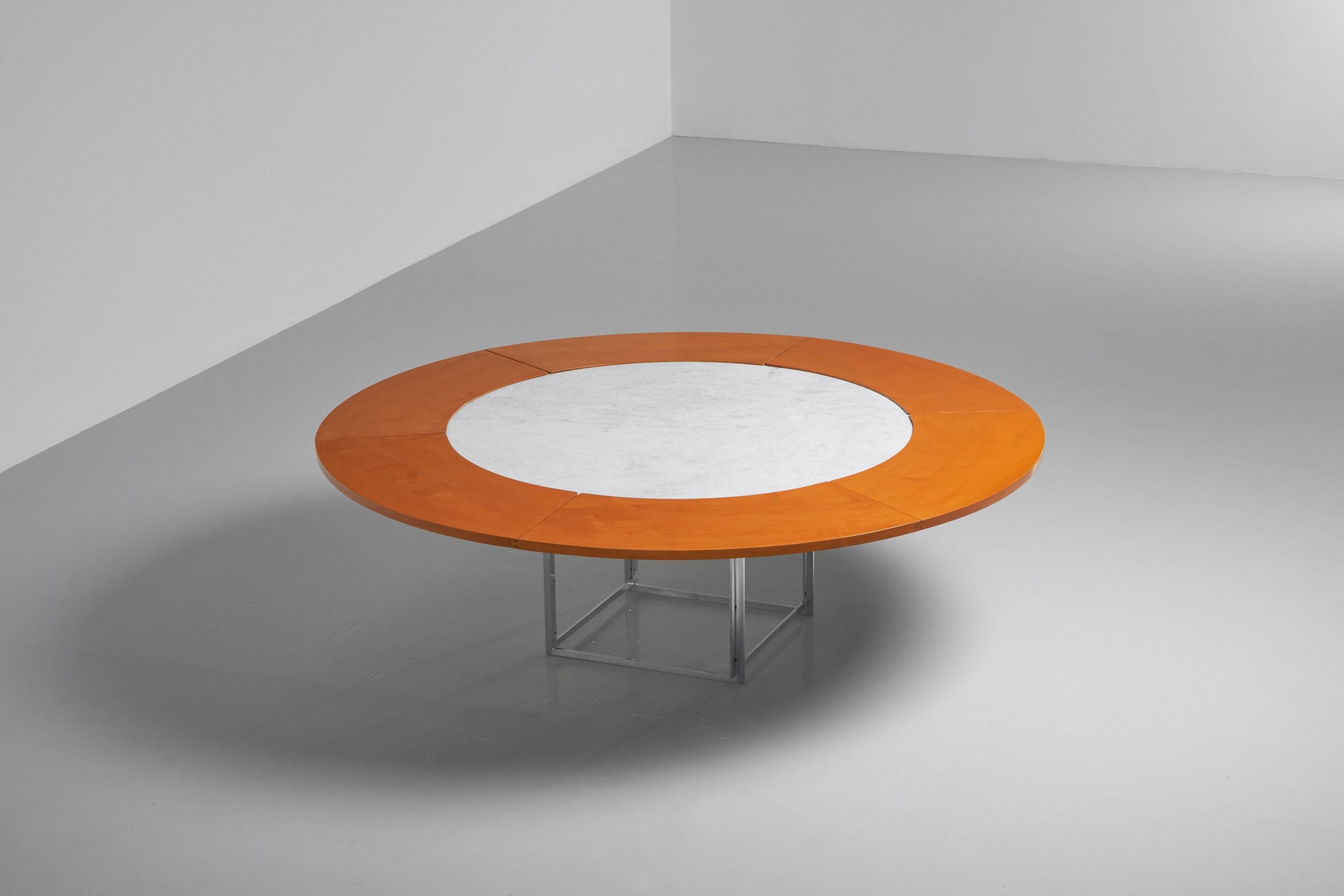 Poul Kjaerholm PK54 Dining Table Fritz Hansen, 1983 In Good Condition In Roosendaal, Noord Brabant
