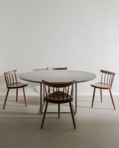 Set da pranzo del Mid Century Tavolo Poul Kjaerholm PK54 e Sedie Mira Nakashima, anni '60