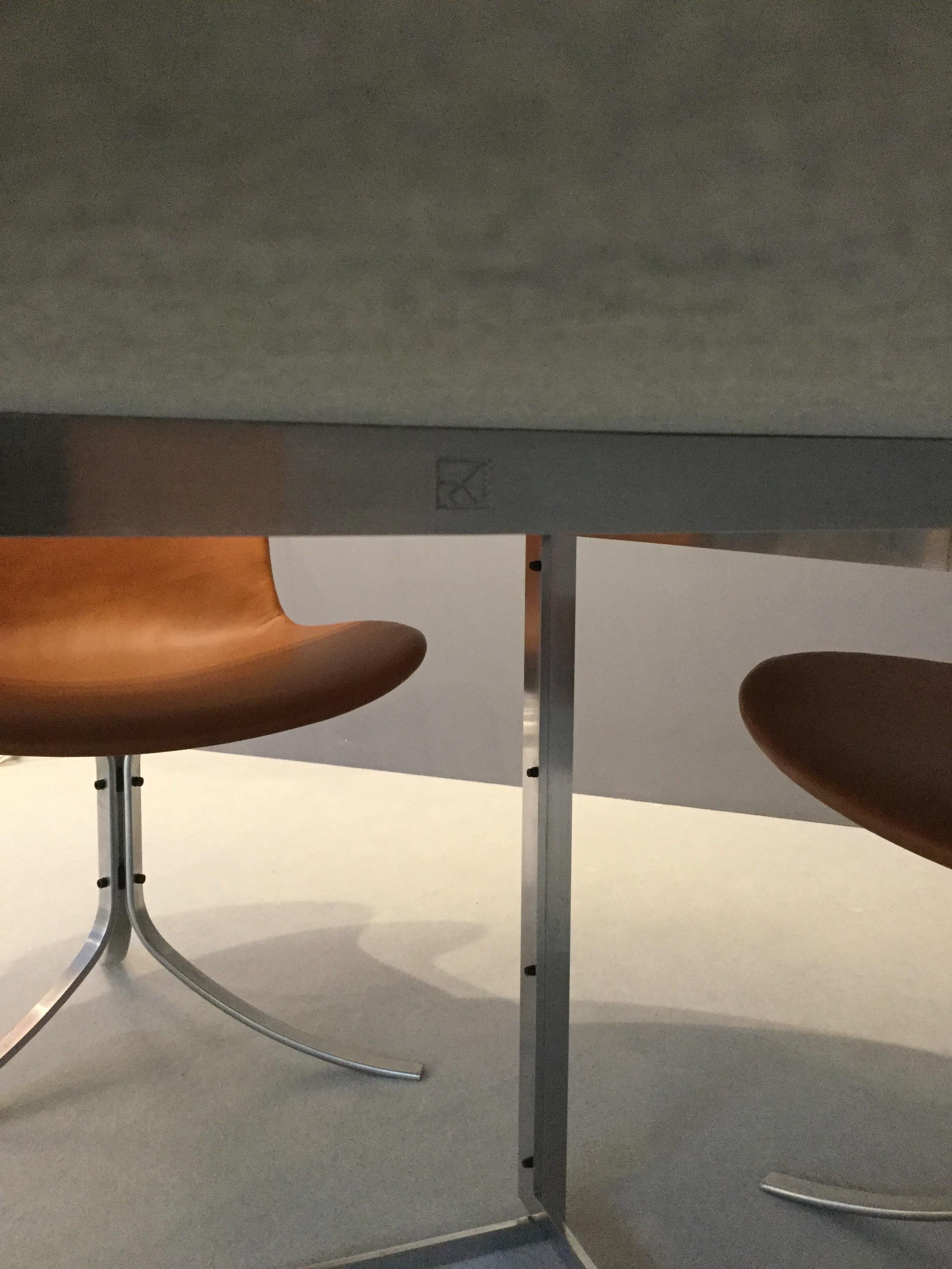 Poul Kjaerholm PK54 Table and PK9 Chairs by Ejvind Kold Christensen 1