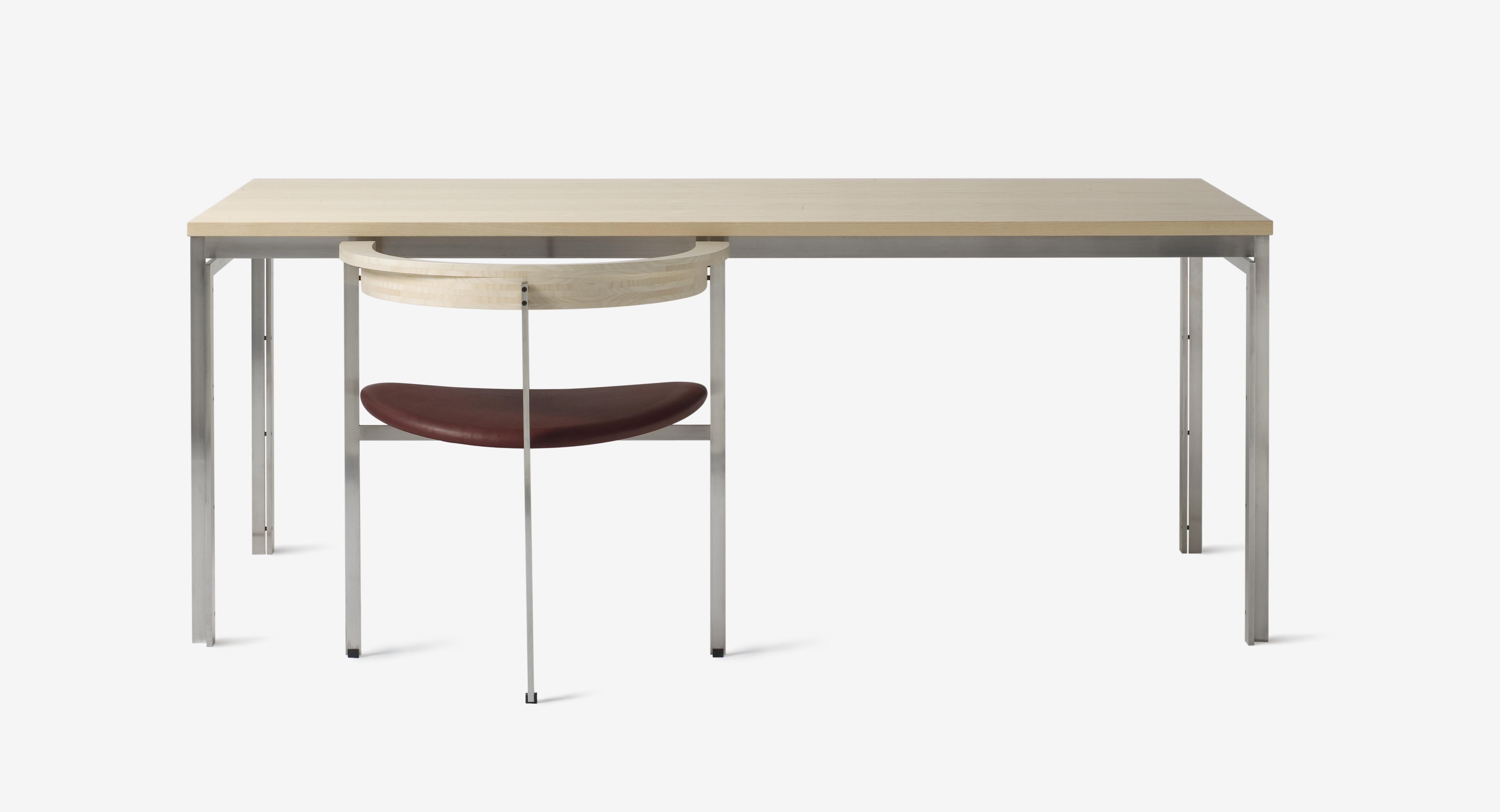 XXIe siècle et contemporain Table ou bureau 'PK55' de Poul Kjærholm pour Fritz Hansen en vente