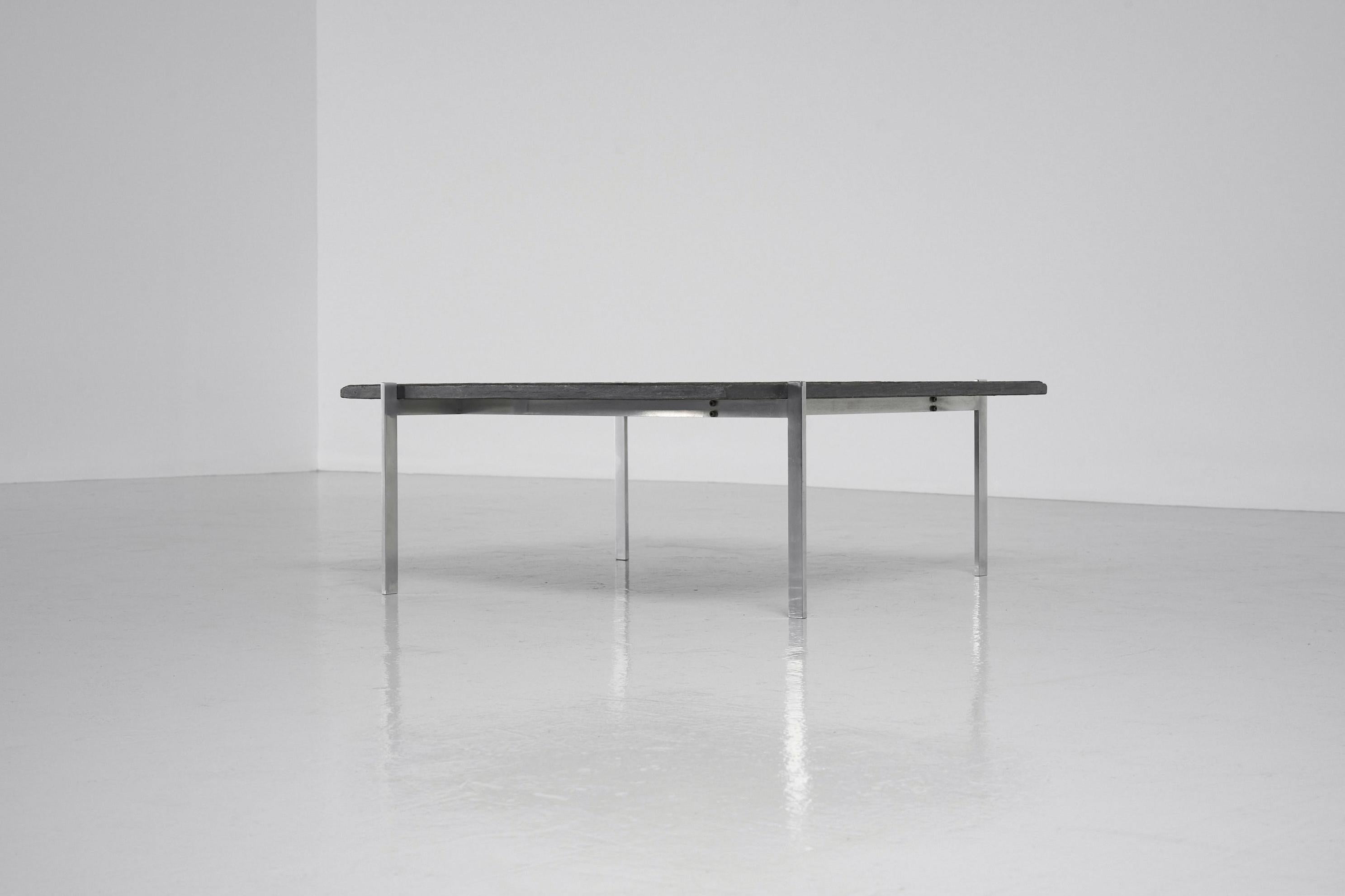 Poul Kjaerholm PK61 coffee table Basalt E Kold Christensen 1956 1