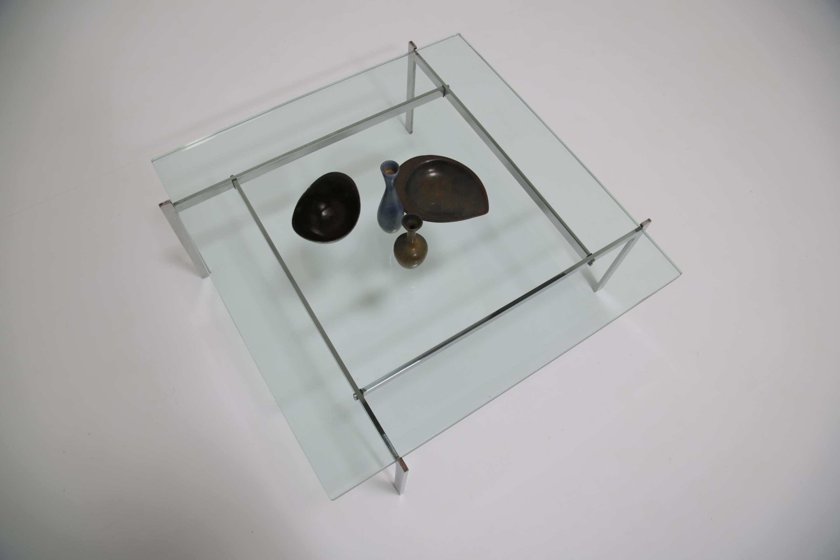 Poul Kjaerholm PK61 Couchtisch by  Ejvind Kold Christensen, 1956 Dänemark. (Moderne der Mitte des Jahrhunderts) im Angebot