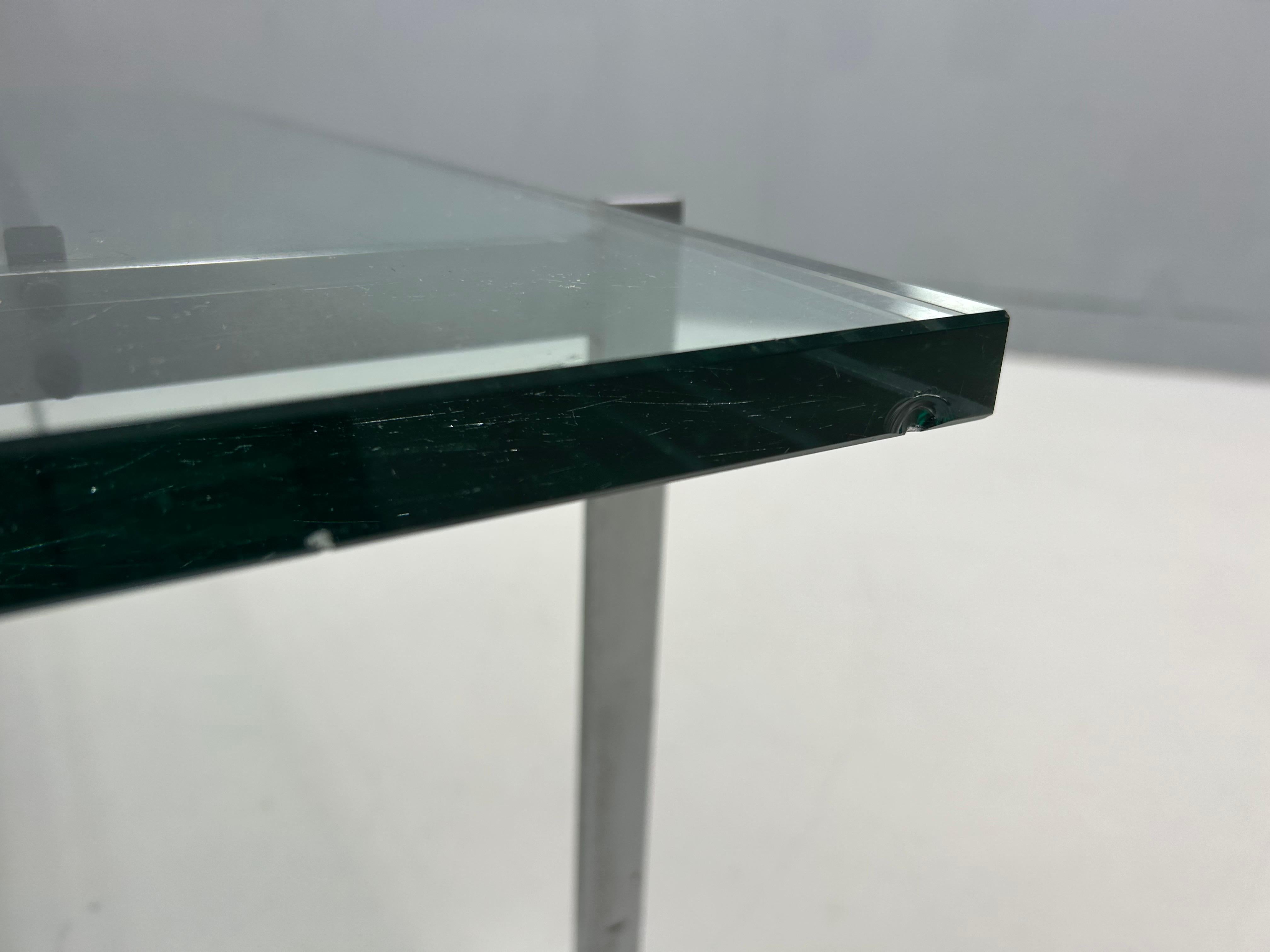 Stainless Steel Poul Kjaerholm PK61 Coffee Table for E. Kold Christensen, 1950 Denmark For Sale