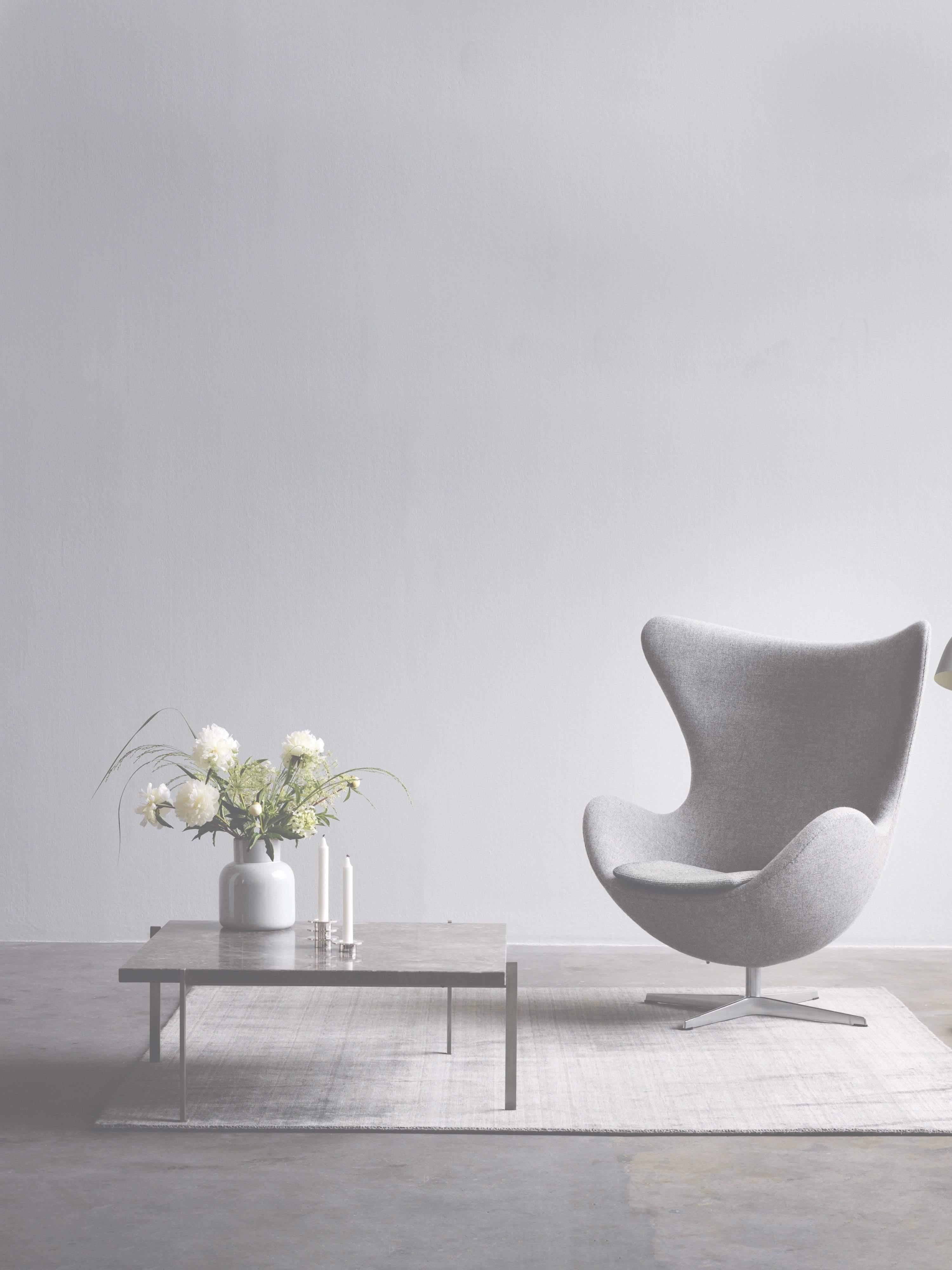 XXIe siècle et contemporain Table basse PK61 de Poul Kjaerholm en marbre gris de Fritz Hansen en vente