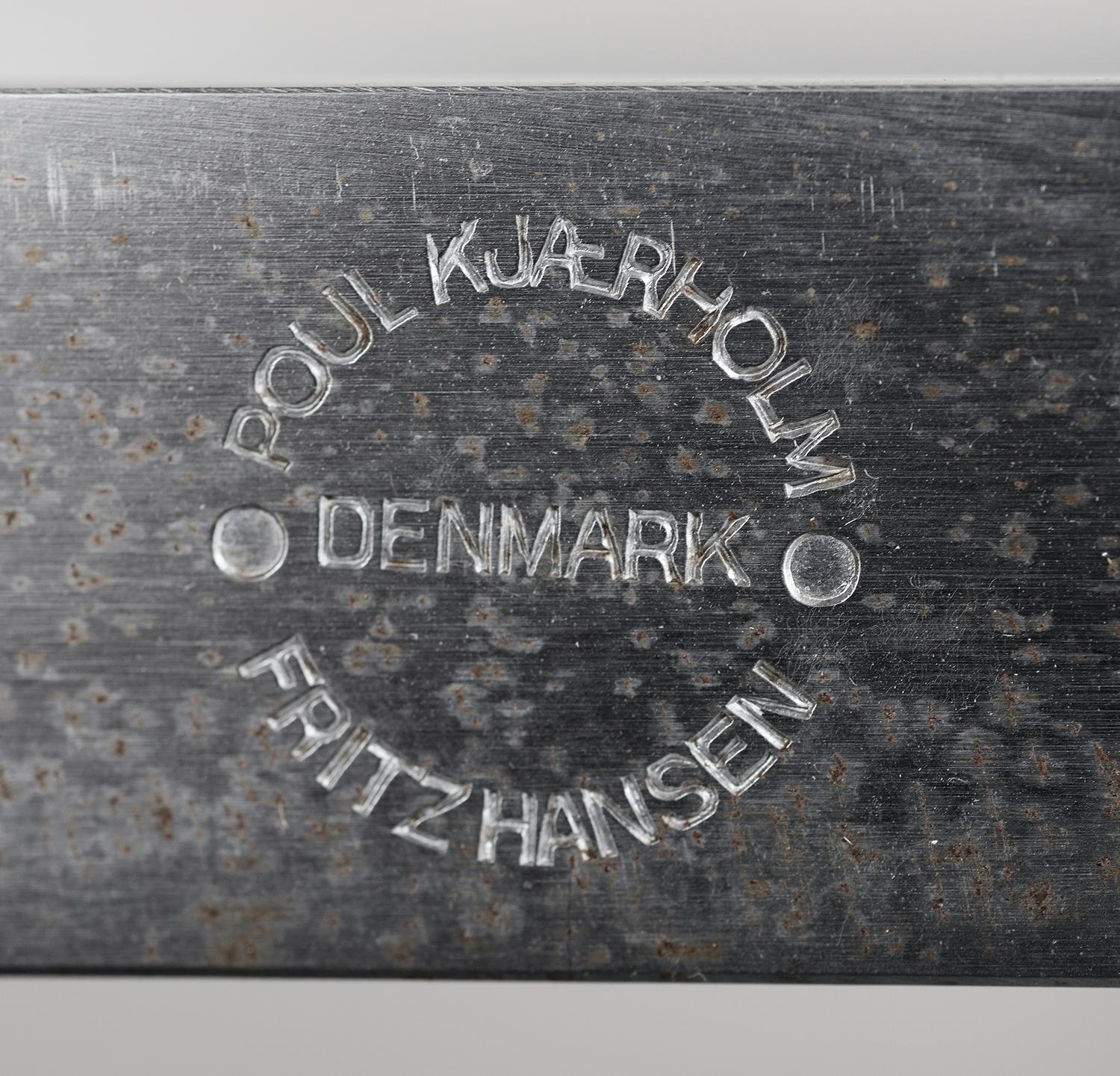 Poul Kjaerholm PK61 Coffee Table in Honed White Marble, Denmark, 1989 2