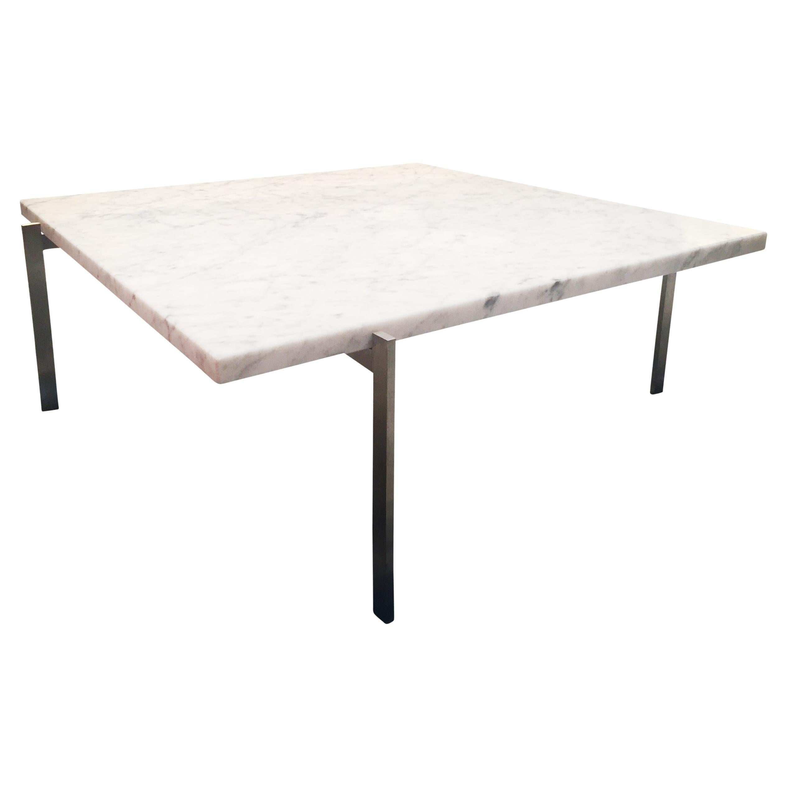 Poul Kjærholm, table basse PK61 Marbre, Danemark années 1960