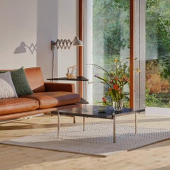 Poul Kjærholm PK61 Coffee Table Marble Honed Black for Fritz Hansen