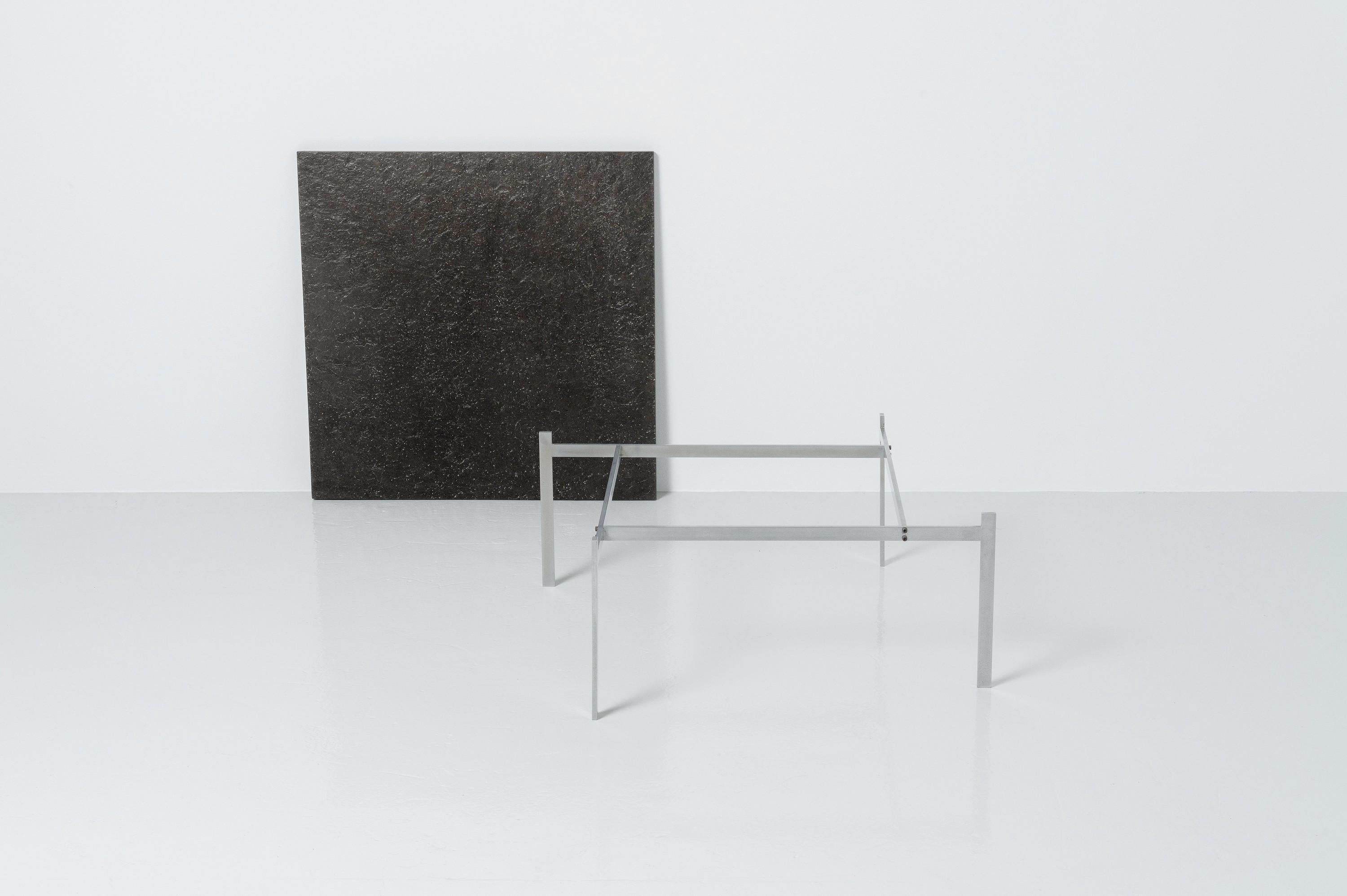 Poul Kjaerholm PK61 Coffee Table Slate Top Denmark 1956 3