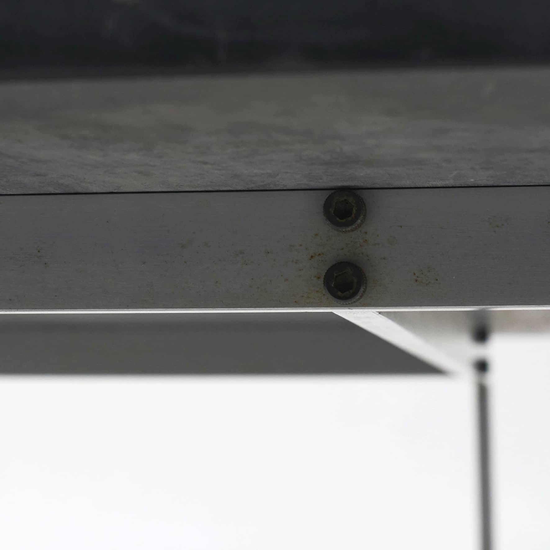 20ième siècle Table basse PK61 Poul Kjrholm avec plateau en ardoise noire en vente