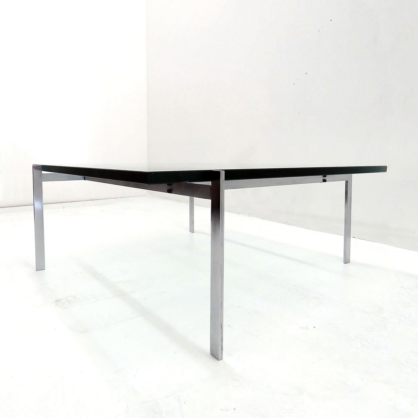 Plated Poul Kjaerholm PK61 for E. Kold Christensen Coffee Table, 1969