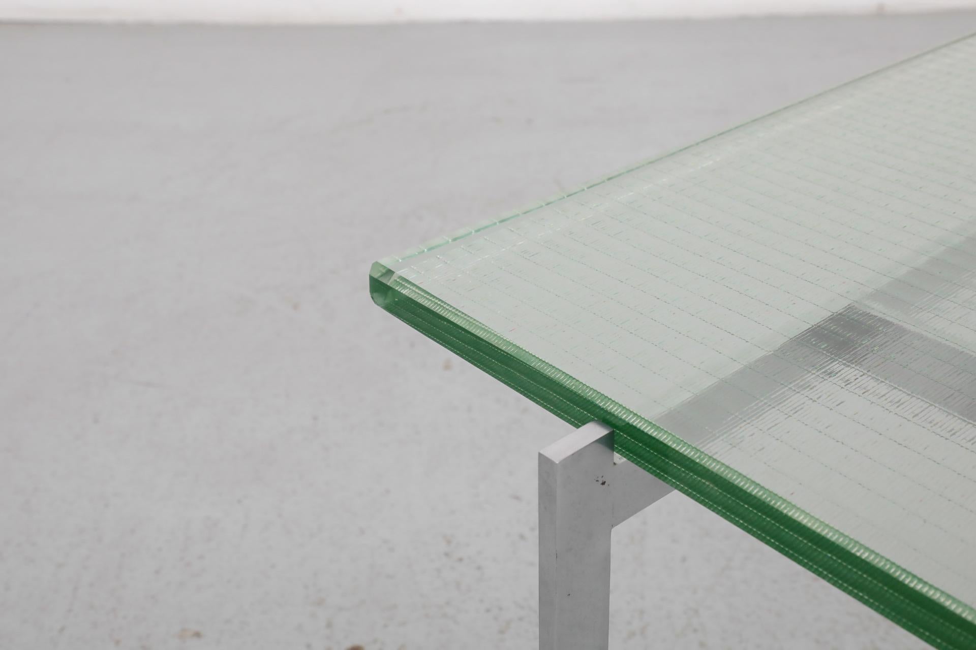 Poul Kjaerholm PK61 inspirierter Couchtisch aus Chrom und Glas im Angebot 4