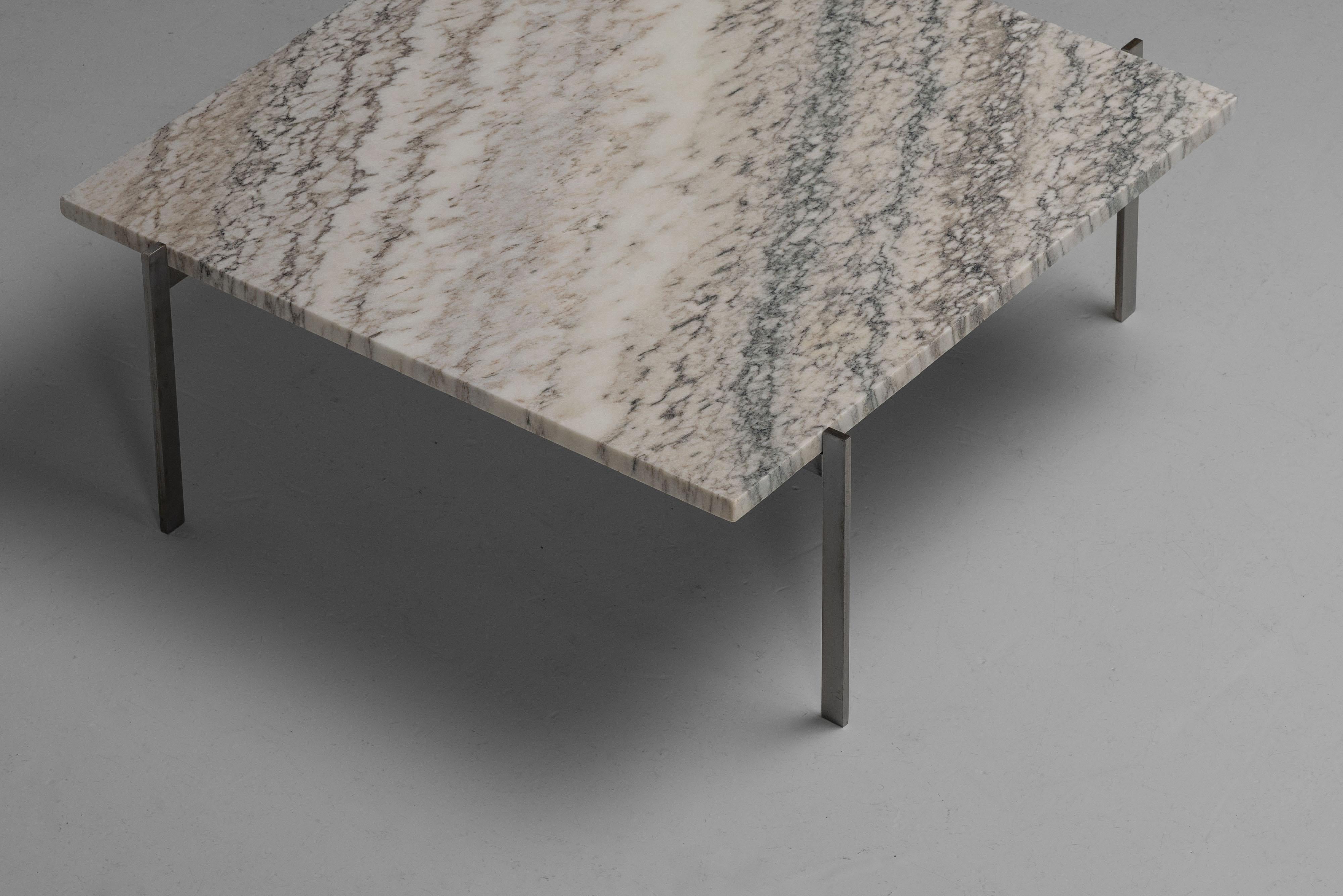 Scandinave moderne Poul Kjaerholm PK61 table en marbre du Groenland EKC Danemark 1956 en vente