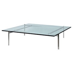 Poul Kjærholm PK61A Coffee Table Float Glass for Fritz Hansen