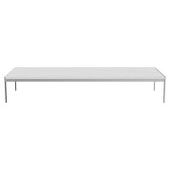 Poul Kjærholm PK63 Coffee Table Marble Rolled White for Fritz Hansen