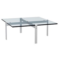 Poul Kjærholm PK65 Coffee Table Float Glass for Fritz Hansen