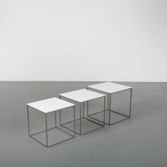 Poul Kjaerholm PK71 Nesting Tables, Denmark, 1960