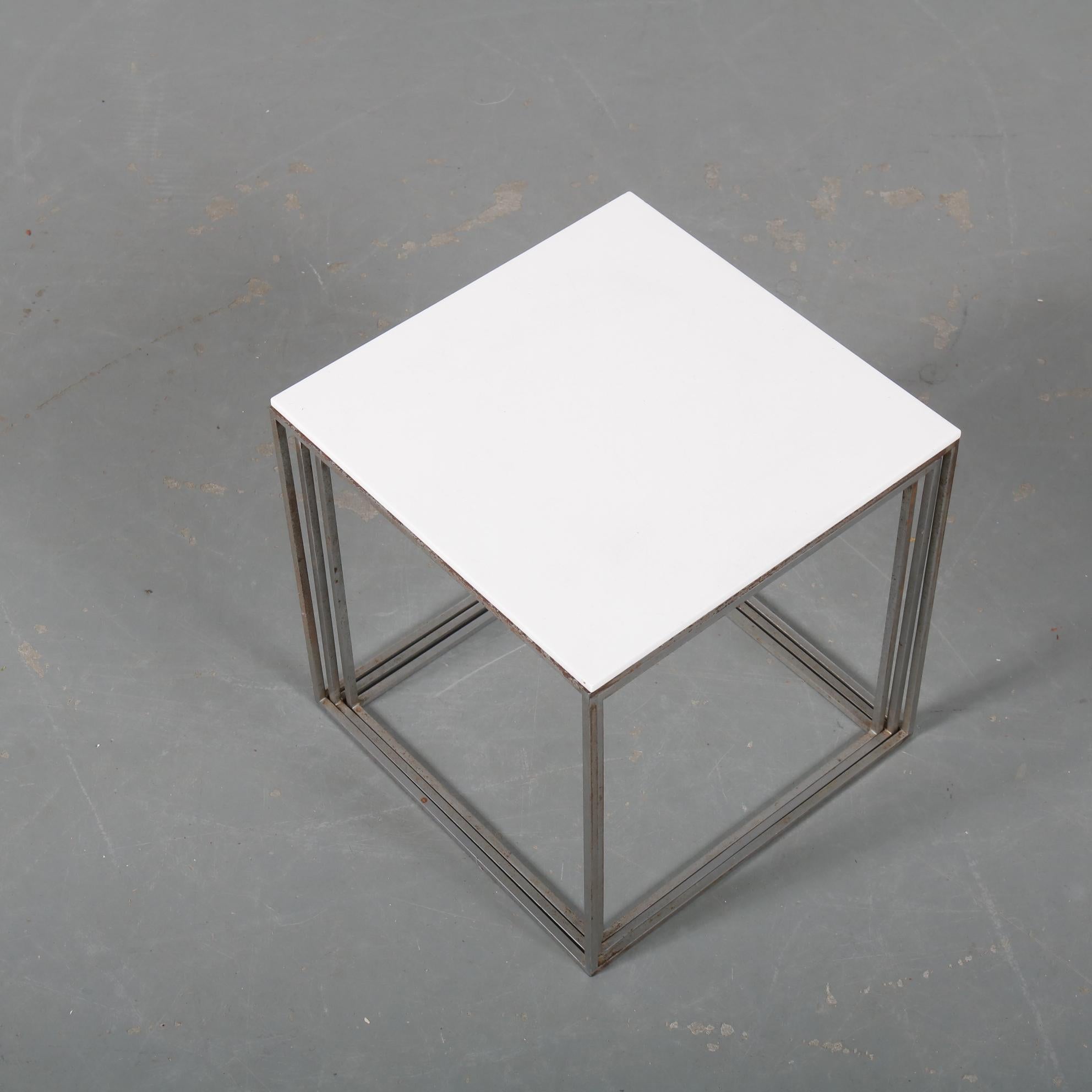 Danish Poul Kjaerholm PK71 Nesting Tables, Denmark, 1960 For Sale