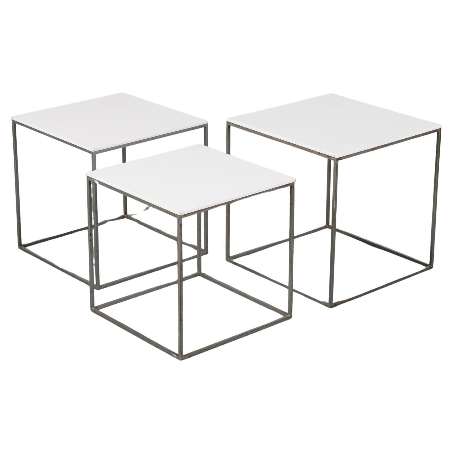 Poul Kjaerholm PK71, Schachteltische, Dänemark, 1960