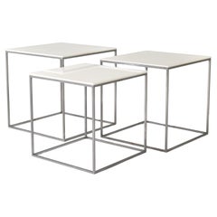 Poul Kjaerholm PK71 Nesting Tables for E. Kold Christensen – Denmark, 1950-60