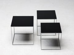 Poul Kjærholm PK71 Nesting Tables for E. Kold Christensen, Early 1960 Production