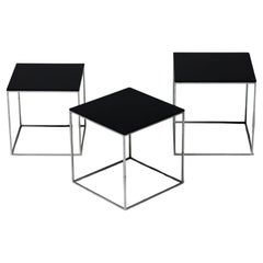 Poul Kjærholm PK71 Nesting Tables for E. Kold Christensen, Early 1960 Production
