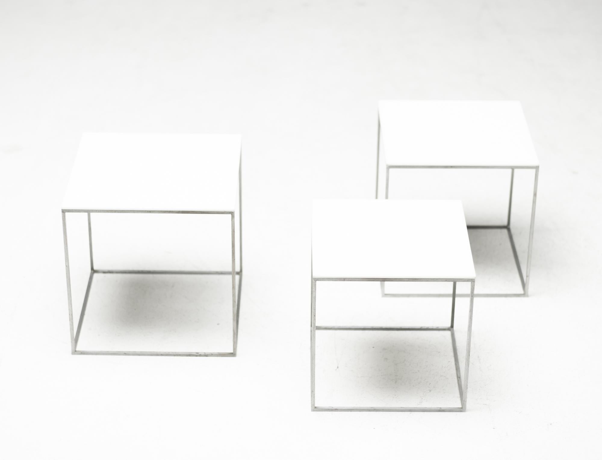 Scandinavian Modern Poul Kjærholm PK71 Tables for E. Kold Christensen