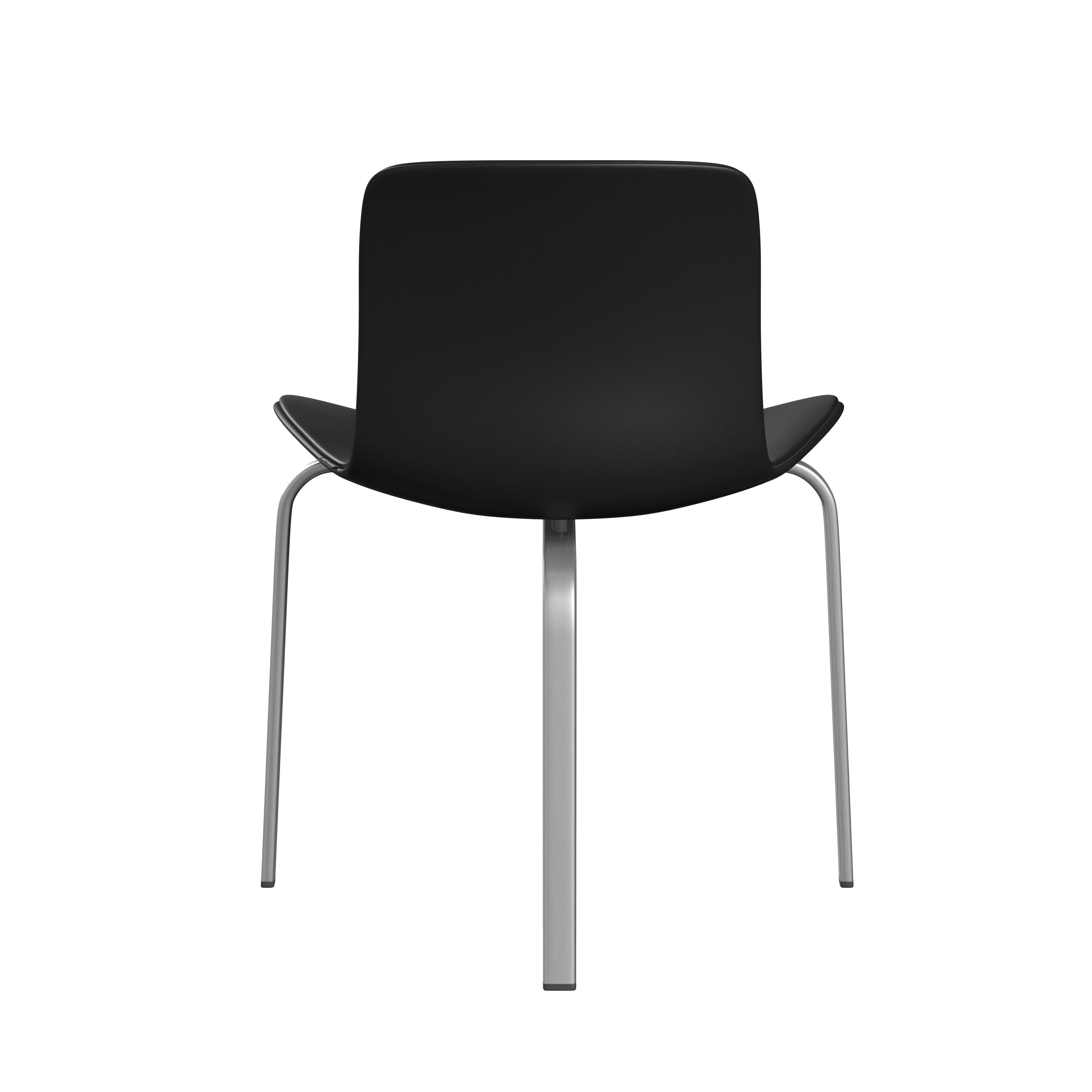 Poul Kjærholm 'PK8' Dining Chair for Fritz Hansen in Aura Leather Upholstery For Sale 10
