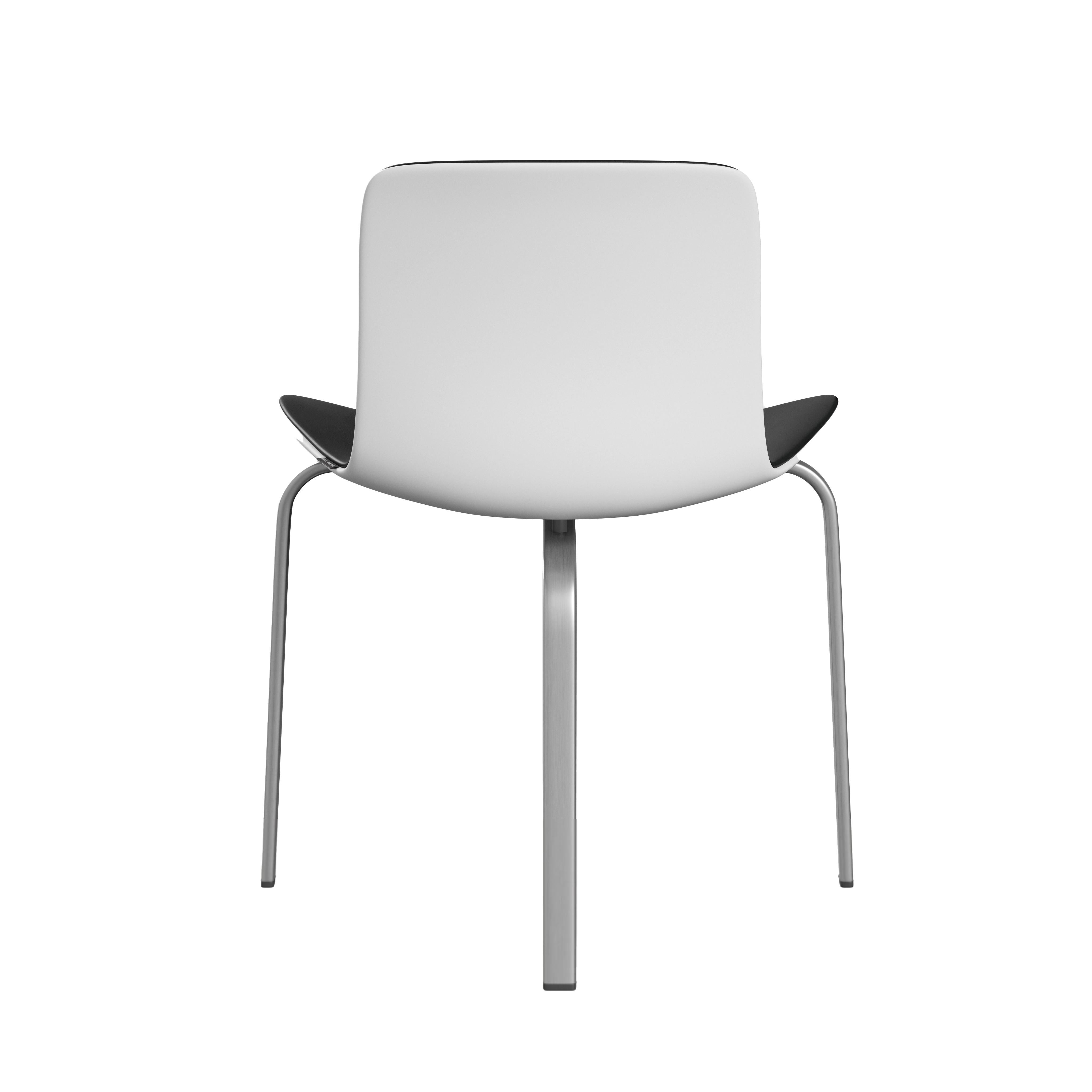 Poul Kjærholm 'PK8' Dining Chair for Fritz Hansen in Aura Leather Upholstery For Sale 11