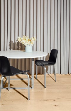 Poul Kjærholm 'PK8' Dining Chair for Fritz Hansen in Aura Leather Upholstery