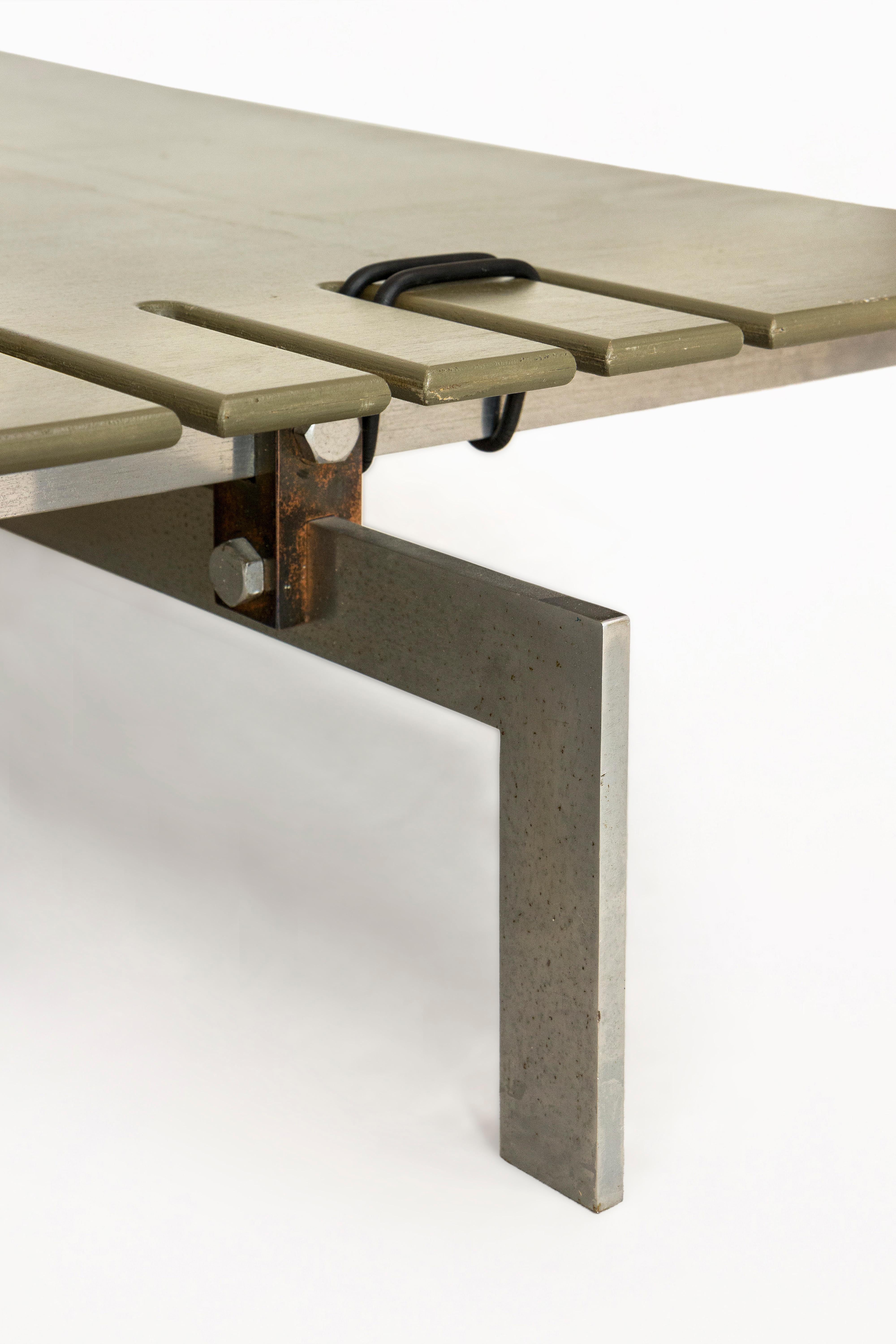 Acciaio inossidabile Letto da giorno Poul Kjaerholm 