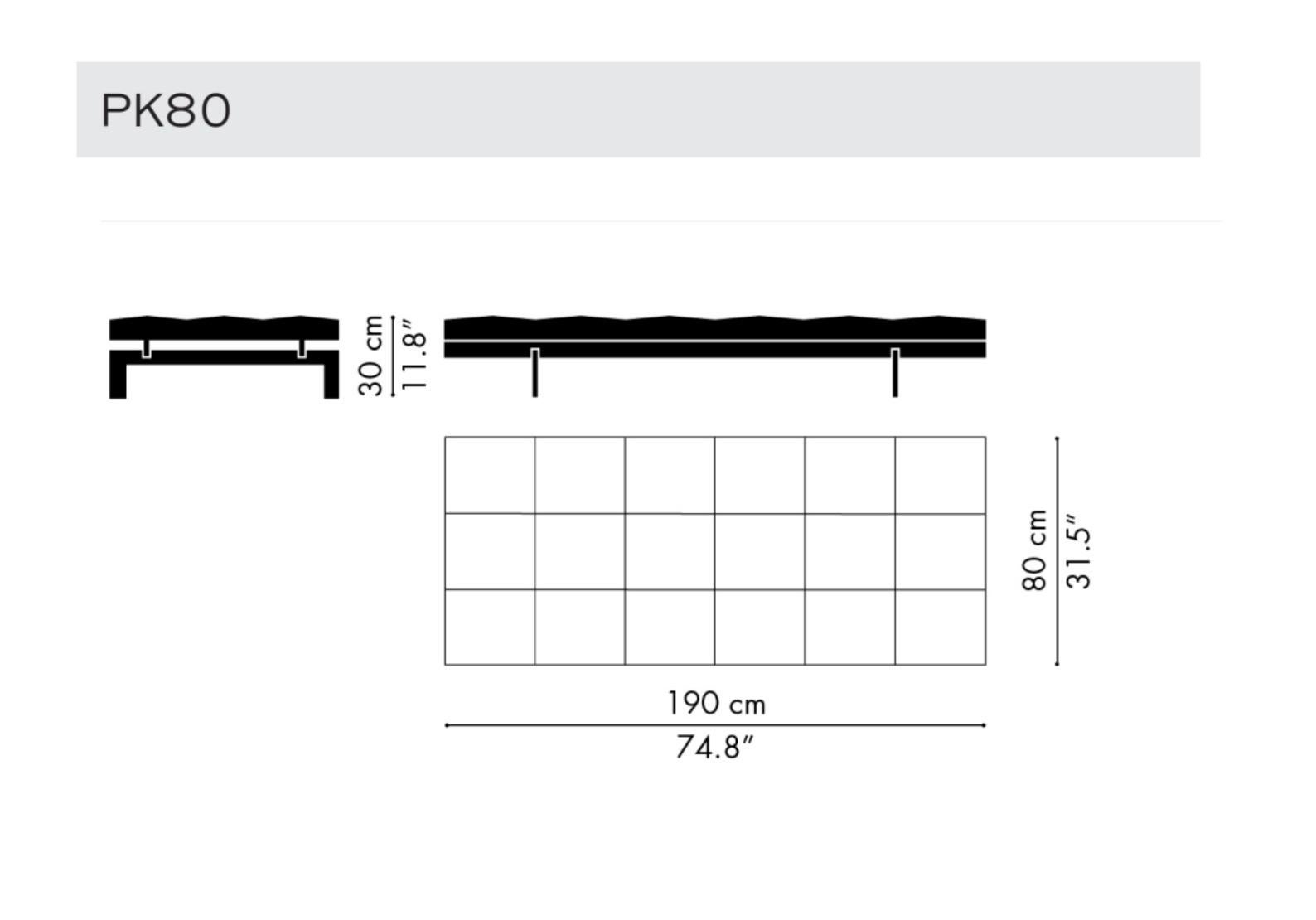 Poul Kjærholm 'PK80' Daybed für Fritz Hansen in Leder (Kat. 4) im Angebot 8