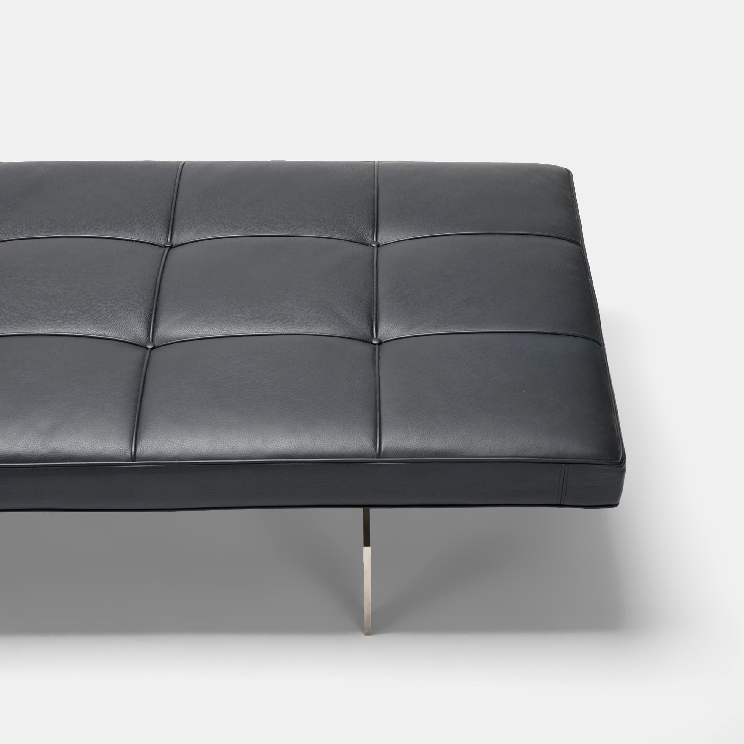 Poul Kjaerholm PK80 daybed in pelle nera per Fritz Hansen Danimarca In condizioni ottime in vendita a Skokie, IL