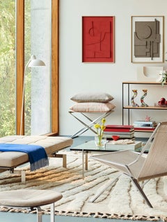 Poul Kjaerholm PK80 Daybed in Natural Canvas by Fritz Hansen