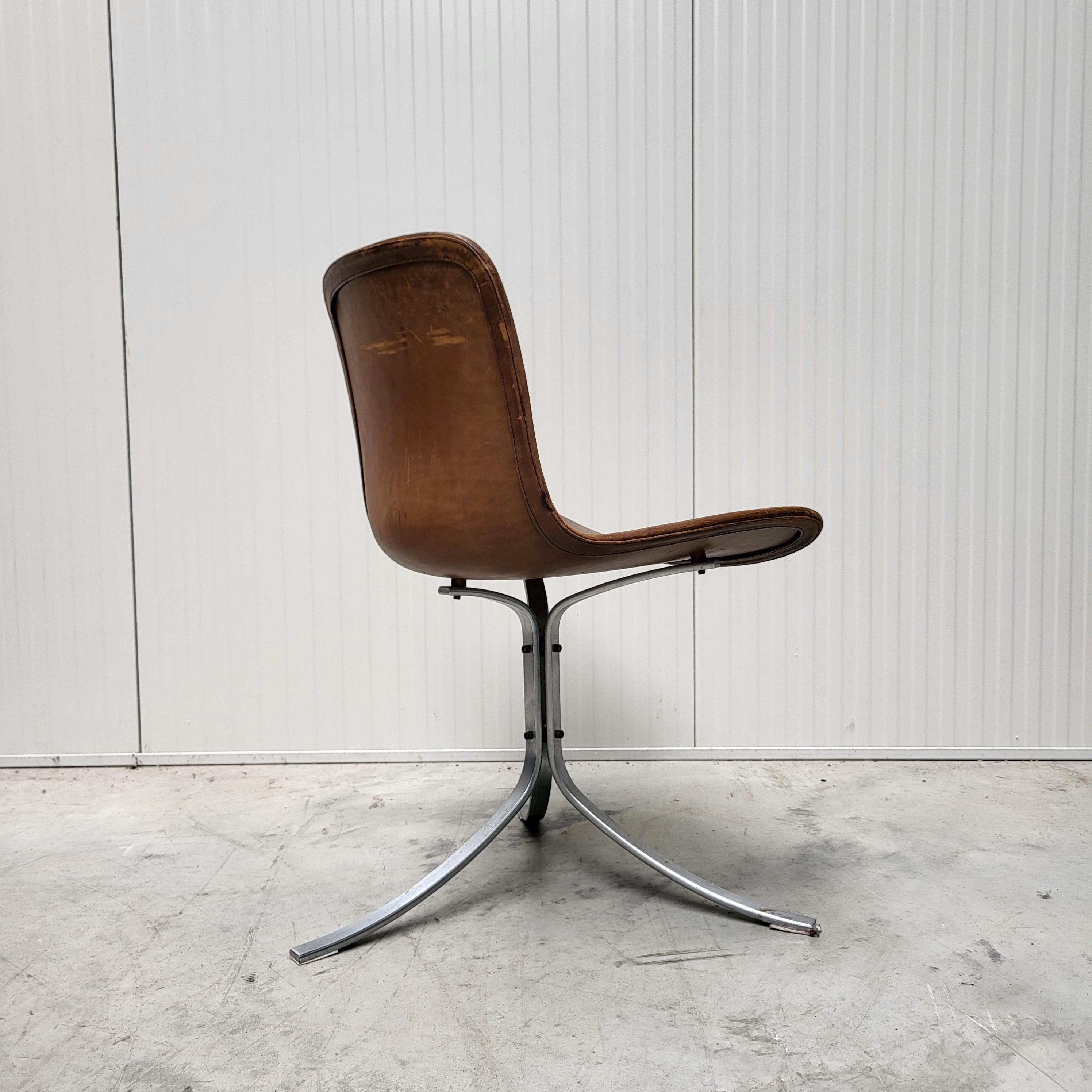 Chaises Pk9 et table à manger Pk54 Poul Kjaerholm, E. Kold Christensen, années 1960 en vente 6