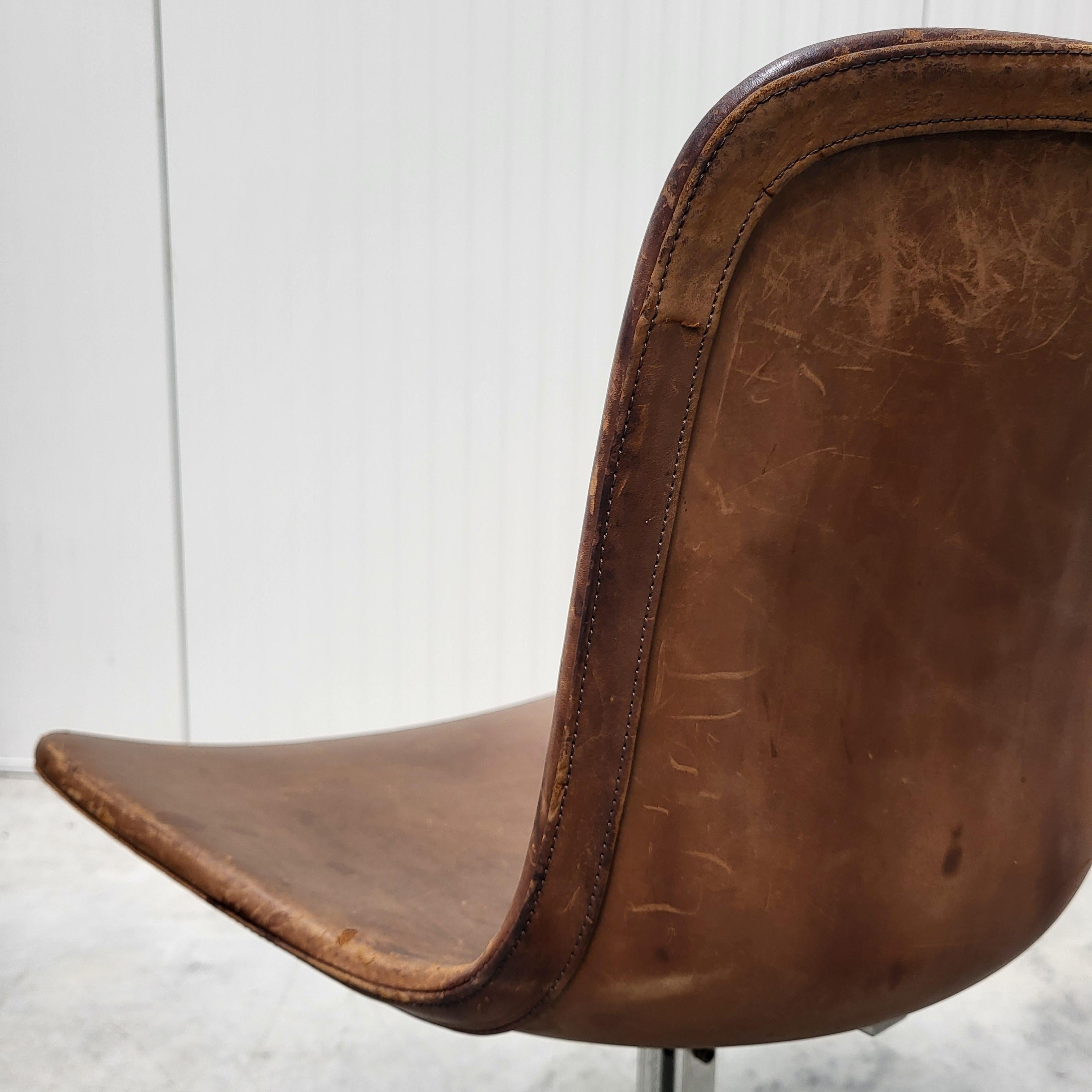 Chaises Pk9 et table à manger Pk54 Poul Kjaerholm, E. Kold Christensen, années 1960 en vente 1