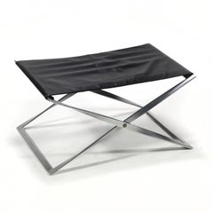 Tabouret pliant PK91 de Poul Kjaerholm par E. Kold Christensen