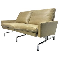 Poul Kjaerholm Zweisitzer-Sofa, Modell Nr. PK 31 /2 für E. Kold Christensen