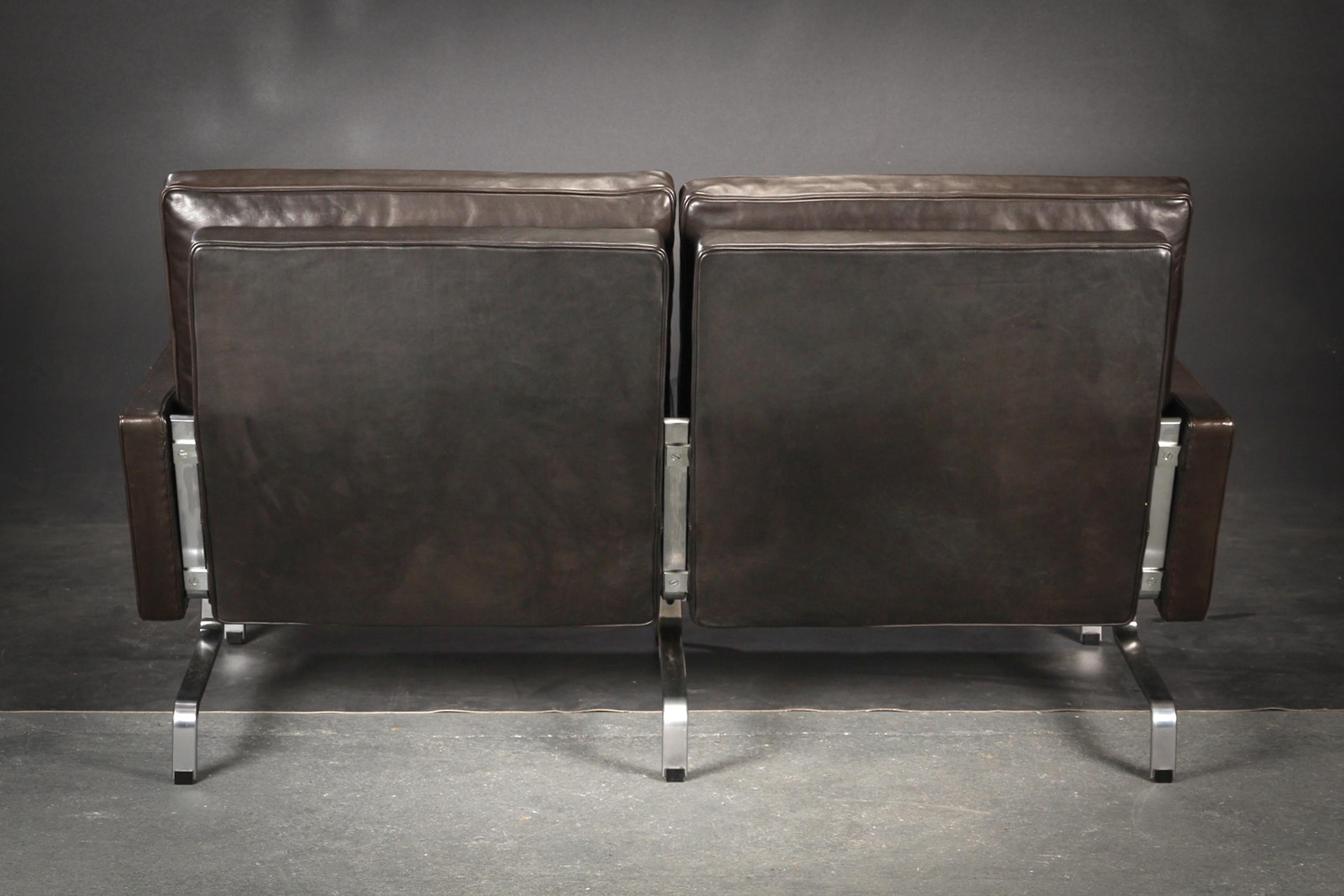 Danish Poul Kjaerholm Two-Seat Black 