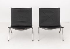 Poul Kjaerholm x Fritz Hansen "PK22" Chairs, Pair