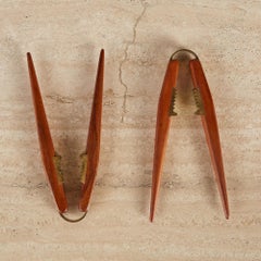 Poul Knudsen Teak and Brass Nutcracker